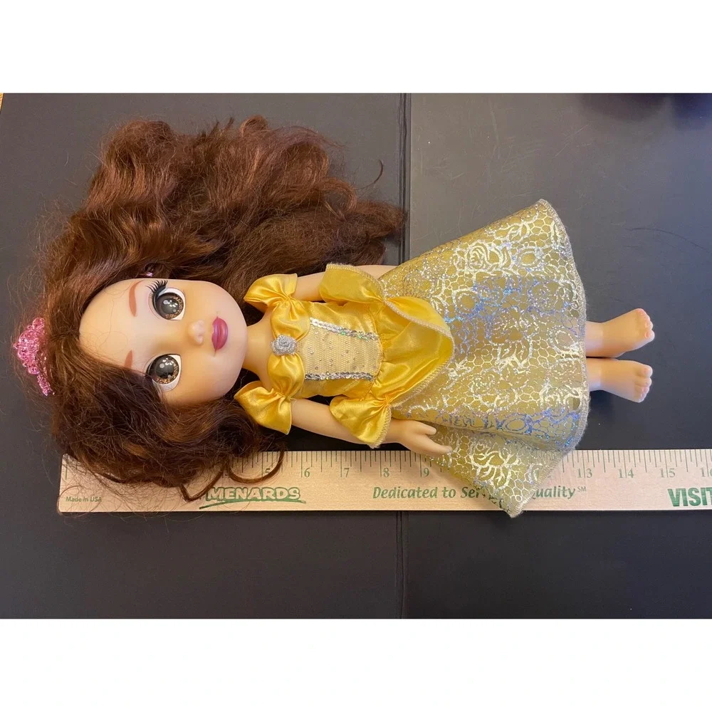 Disney Princess Belle Jakks Pacific Doll 14in & Sofia the First Doll Yellow‎
